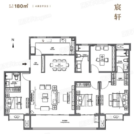 保利堂悦户型图